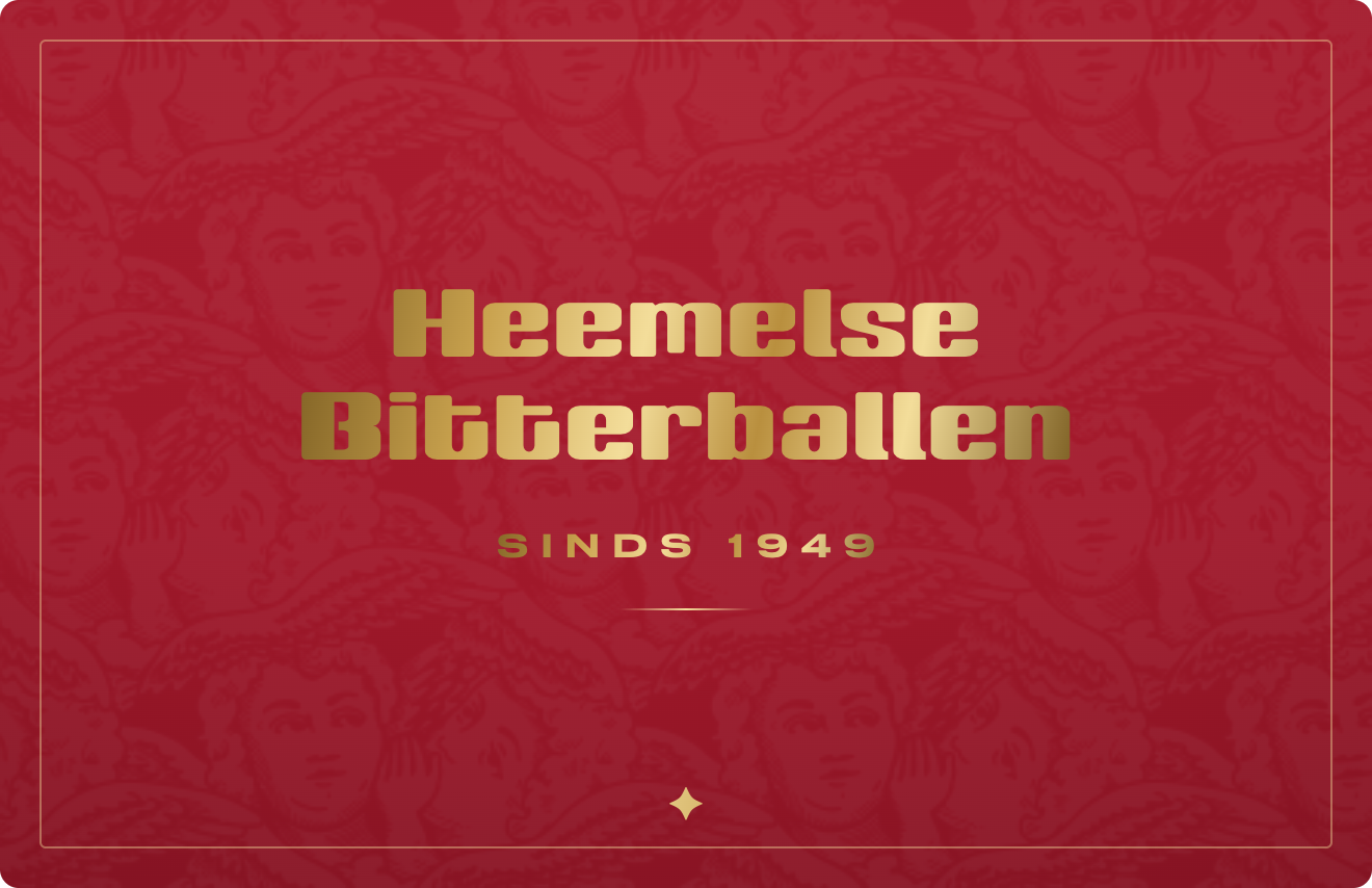 Visitekaartje Heemelse Bitterballen — voorkant